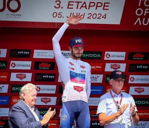 Třetí etapa Tour of Austria byla mimořádně úspěšná. Márton Dina i Jakub Otruba dojeli opět mezi nejlepšími, Michal Schuran získal vrchařský dres!