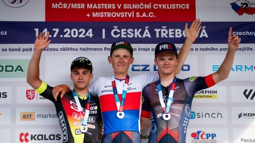 Matyáš Fiala se stal českým šampionem v kategorii U23. Na třetím místě ho doplnil Jan Bittner